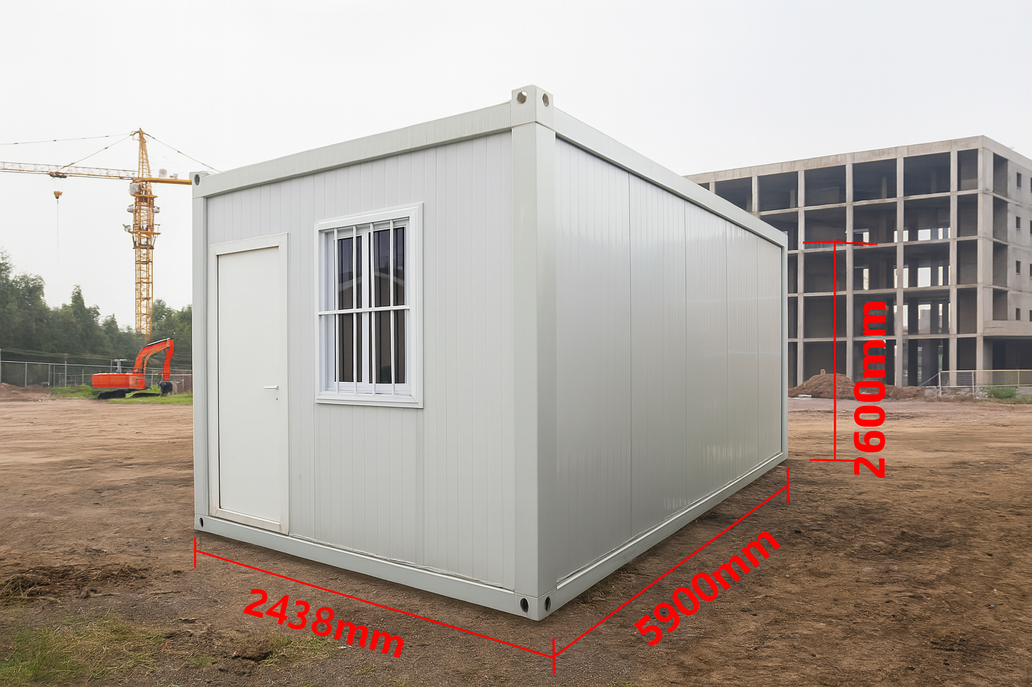 Færanlegir vinnuskúrar - tilbúnir til notkunar!